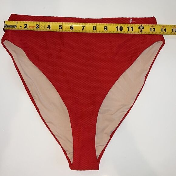 NWOT Chelsea28 Easy Retro High Waist Swim Bottom Medium - Picture 5 of 9